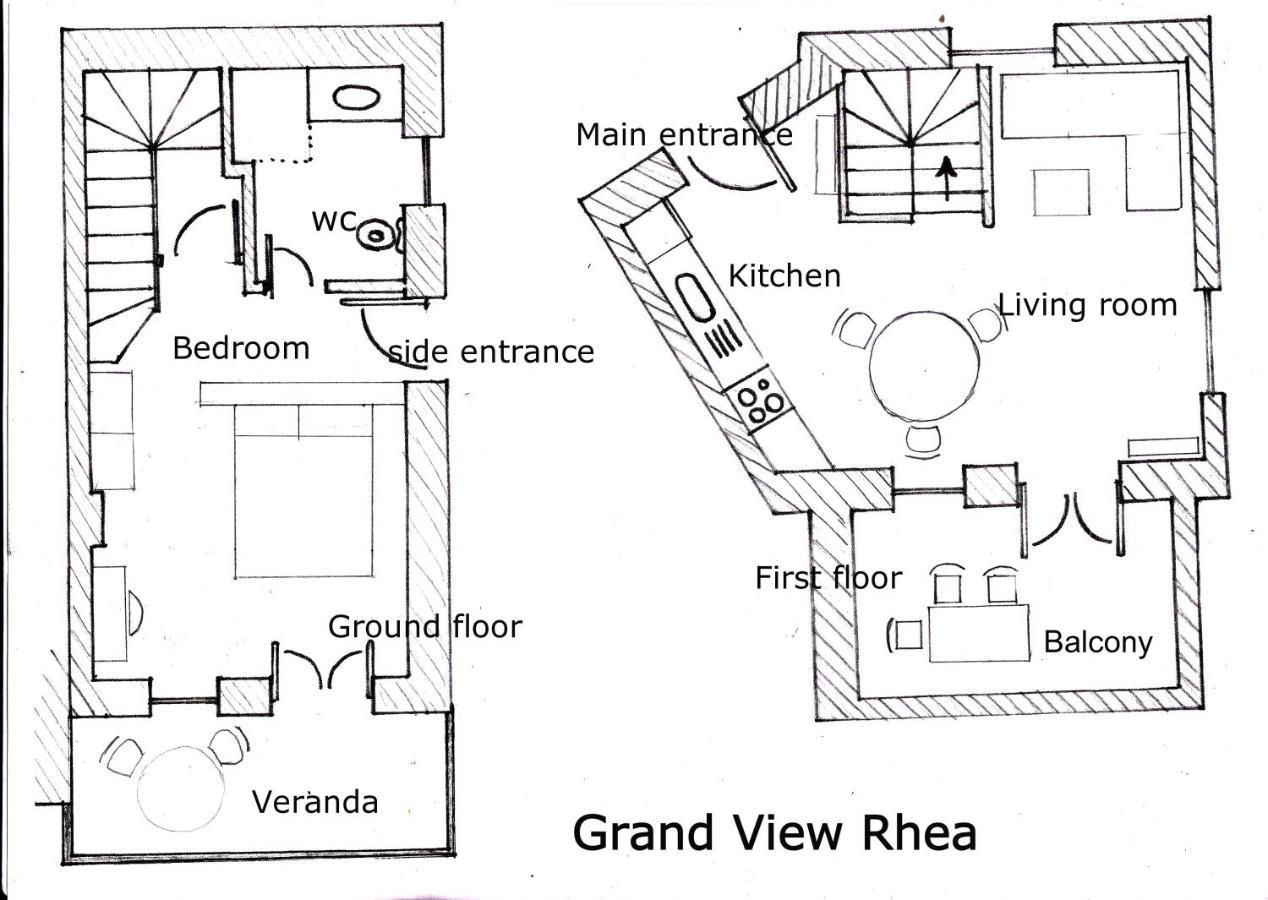 Grand View Rhea Villa Митимна Екстериор снимка